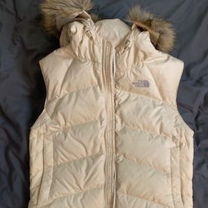 The North Face Cream Vest
